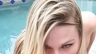 POV! getting my cock sucked by my beautiful stepdaughter!