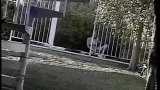 Busty porn star gets licked and fucked in ass outdoor