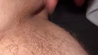 Nipple sucker on FTM dick