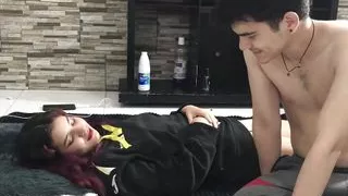 I Give My Stepbrother a Rich Massage and He Ends Up Fucking My Pussy - Part 1 - Porn in Spanish