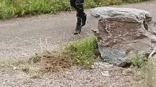 sissy whores in black leather outfit