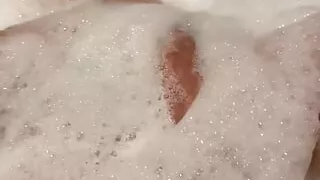my cock in the bathtub while I soap my hairy body, would you like to take a bath with me in the tub hairy cock in the ba