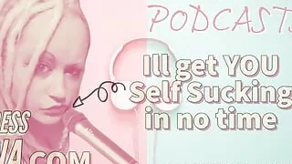 AUDIO ONLY - Kinky podcast 1, get yourself set up to self-suck