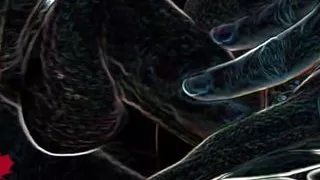 Close up of Pussy Fucking. Cum Squirts on Lilith's Labia and Clit. Edge Fx Version. Main View.