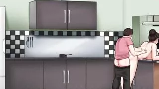 House Chores Cap 8 - Fucking My Stepmom in the Kitchen and the Shower