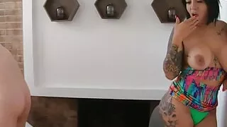 Between Debt And Hotness Cintia Fucks Her Employer For Her Income