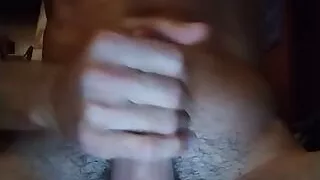 Jerking my dick and cum