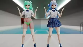 Bo Peep Bo - 2 Girls Sexy Dance and Sex