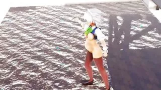 Sexy Pregnant Maid - Hot Dance (3D Hentai)