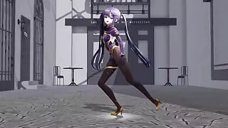 Hot Mona Sexy Dancing and Gradual Undressing