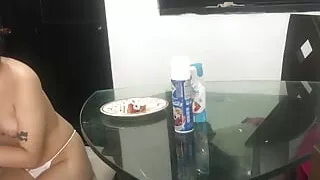 I Get Very Horny When I Eat a Good Cock with Strawberry and Cream - Porn in Spanish