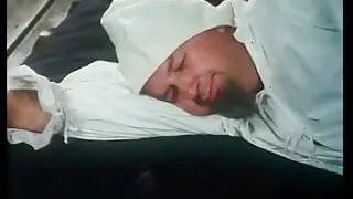 Pretty cute brunette chick with big tits rides dick and gets her asshole screwed