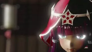 Genshin Impact Layla Hentai Dance and Sex Undress 3D - RAMMD - Red Clothes Color Edit Smixix