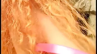 Bald dude pounds nice-titted redhead in her rosy-colored cunt