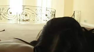 Stud gets to bang two hot ladies all over the house