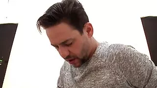 Threesome Anal Casting for a French Babe