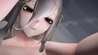 Cute Mommy Aponia - POV Licking Tits and Sex