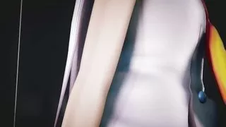 Kagamine Rin - Cute Teen Sexy Dance and Gradual Undressing