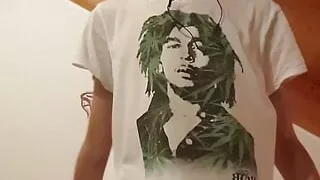 Martin enjoys his strong bound balls and masturbates