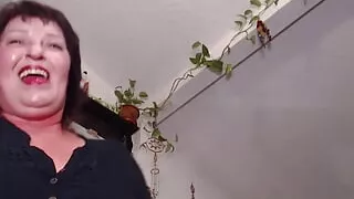 719 Giantess finds man trapped under her huge panties