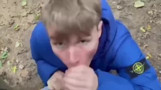 Blonde Frauen, Schwuler Sex, Handarbeit, Sex im Freien, POVsex, Wald