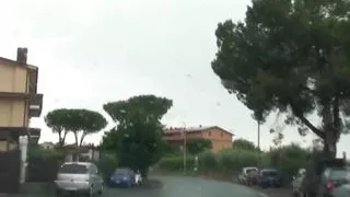 Dark-haired beauty from Germany pleasing two hard cocks