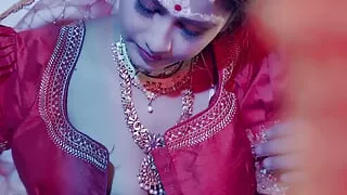 Desi Cute 18+ Girl Very 1st wedding night with her husband and Hardcore sex ( Hindi Audio )