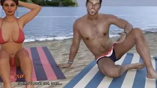 Hotwife Ashley: swinger couple's on the beach ep 17