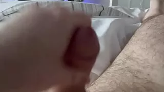 Earlier tonight! Can't stop wanking! Wishing someone was watching!