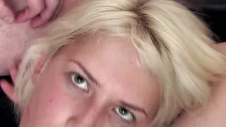 MILF in black stockings receives a cock deep into her tight pussy