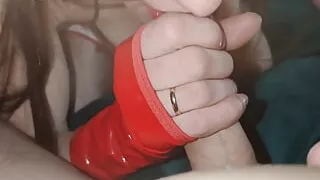 Stepsister Sucking My Cock and Worship My Ass. Love It