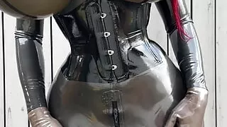 Miss Fetilicious huge inflatable boobs