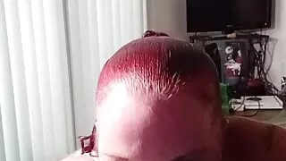 Pumpkin Queen Resaboo suckling on some black cock meat