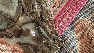 New grey panties from my wife