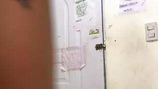 Cute striper with wet ending