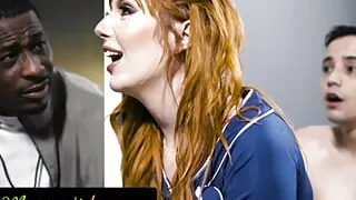 MOMMY'S BOY - Pervert MILF Teacher Lauren Phillips Takes 18yo Student's Cock, Then Gym Teacher's BBC