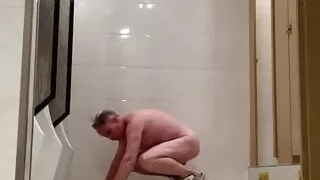 Public toilet in Peking naked