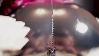 Amateur redheaded milf in latex doggystyle fucked with huge cumshot on latex - pov