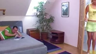 Horny stepmommy pussy licked and slammed passionately