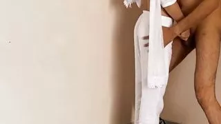 Desi slim girl fucked in college class itself