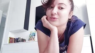 Petite Girl Fucks Her Creamy Cum Filled Pussy until it Spews Phlegm