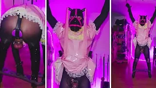 Sissy Maid Self Bondage Predicament