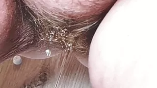 Hot Fresh Golden Piss just for you from Mature Milf Hairy Pussy (BBW panties ass shower hairy cunt naughty Mom Aunty Granny)