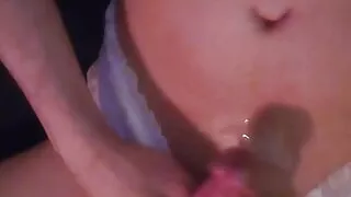 millie cumming in wet diaper