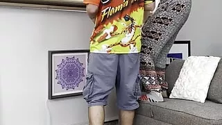 Voyeur Couple Masturbating to Public