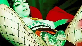 Tattooed girl Tenshii Tushii fucked rough and dominated