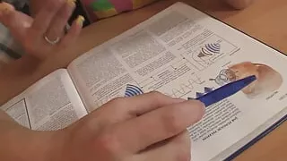 Kinky dude bangs friend's teen wife from behind