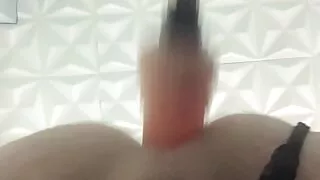 Bulgarian sissy fucked in the ass, with sex machine and dildo