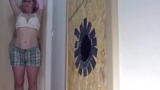 Husband Records Amateur Hotwife Fucking Stranger at Gloryhole Secrects