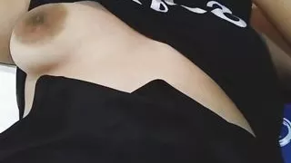 At the Motel with My Lover Playing with My Dildo